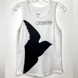 White Oiselle singlet